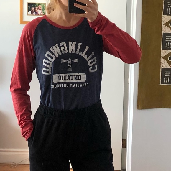 Collingwood Ontario Baseball 3/4 Length Sleeve Shirt - Picture 2 of 6